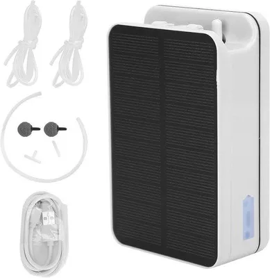 Image de Aérateur d'aquarium AP002 à énergie solaire avec protection contre les surcharges