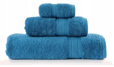 Produktbild von Handtuch - 100% Baumwolle - 600 g/m2 - 30x50 cm - Extra Saugfähig - Himmelblau - hohe Grammatur - EGYPTIAN