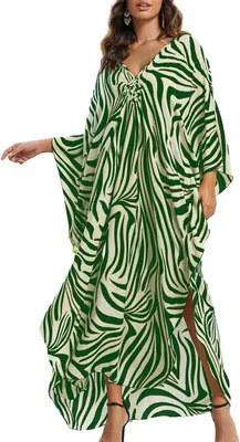 Produktbild von Kimono Strandkleid Damen, Paisley-Muster, für Strand