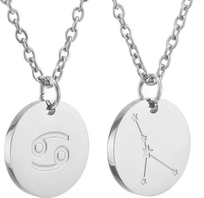 Produktbild von AFSTALR Sternzeichen Kette Gold/Rosegold/Silber für Damen Krebs Horoskop Mutter Tochter Geschenk