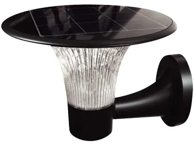Obrázek produktu pro V-TAC Solární nástěnné LED svítidlo VT-425, 15 W, 6000 K+ 4000 K, černé
