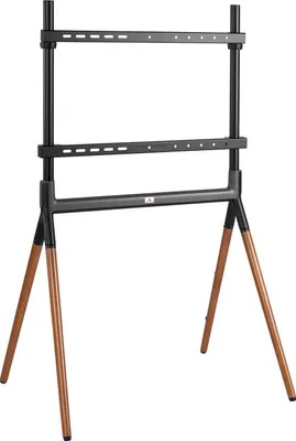 Produktbild von Universal TV Ständer Fernseher Ständer Halterung 49-70" TV Standfuß bis 40kg max VESA 600x400 Kompatibel mit LCD LED OLED QLED Plasma Schwarz/Walnuss