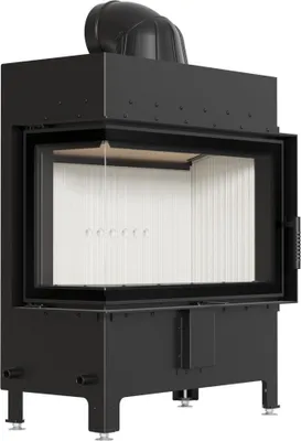 Produktbild von Kamineinsatz KRATKI LUCY Links 14 kW Ø200 Schließung Einbauzubehör