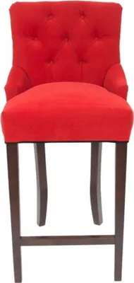Immagine prodotto di Sgabello da bar Chesterfield hotel sedie set sedia imbottitura tessile gruppo 4xset