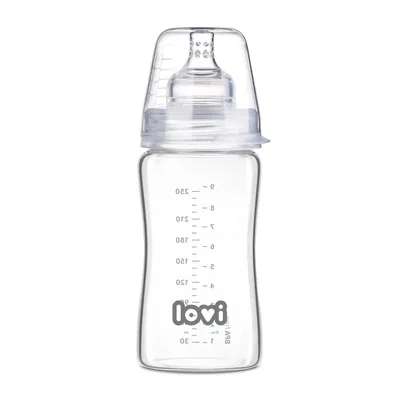 Obrázok produktu pre LOVI sklenená fľaša pre dojčatá 250 ml 3 m+ 74/206