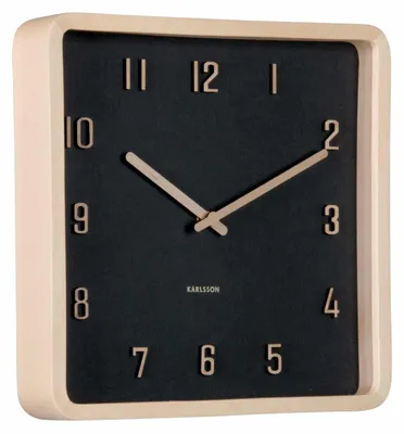 Produktbild von Karlsson - Wanduhr Nervadura - Hellbraun - 5.3x26x26cm
