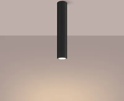 Immagine prodotto di Faretto a soffitto Alluminio D: 6,5 cm rotondo Lampada moderna GU10 nera a superficie
