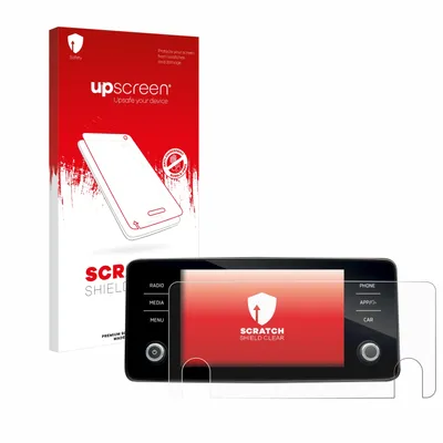 Produktbild von upscreen Schutzfolie für Skoda Bolero 2020 Infotainment System 8" Displayschutz Displayschutzfolie Folie Klar Transparent