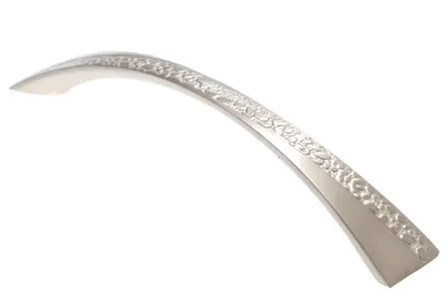 Produktbild von Möbelgriff BA 128mm, Küchengriff Edelstahloptik, Bogengriff, Türgriff