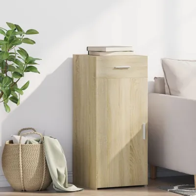 Image de vidaXL Sideboard chêne Sonoma 40x42,5x93 cm Matériau dérivé du bois