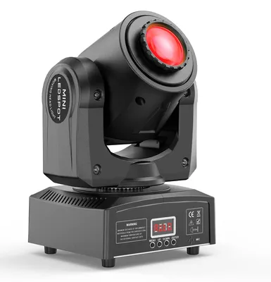 Produktbild von LED Moving Head - DMX-Bühnenlicht - 120 W - RGBW - 8 Gobomuster - Halbfarbeneffekt - Für Bühne und DJ