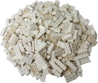 Immagine prodotto di Mattoncini LEGO® bianchi NUOVO! Quantità 50x - Ogni mix assemblato singolarmente