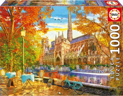 Zdjęcie produktu dla EDUCA Autumn Notre Dame Puzzle 1000 elementów
