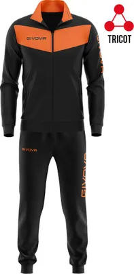 Produktbild von Sportset givova visa black-yellow fluo, l.