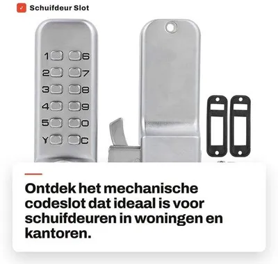 Produktbild von Türschloss mit Resetfunktion - Mechanisches Codeschloss