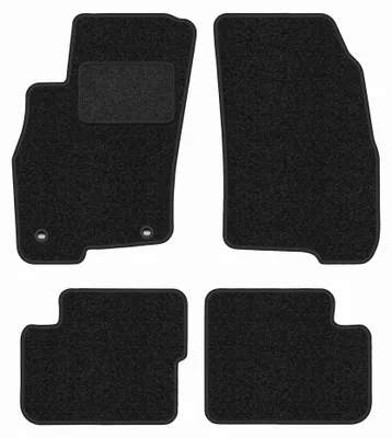 Obrázek produktu pro Velurové autokoberce pro: Fiat Grande Punto 2005-2009 (hatchback) – sada 4 ks, antracitové, na míru – Wielganizator ANTHRA