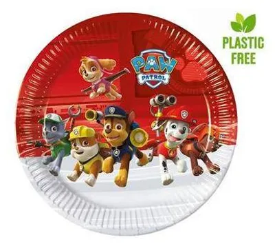 Produktbild von Paw Patrol Pappteller 23cm, 8 Stk.