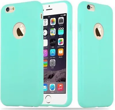Produktbild von Cadorabo Hülle für Apple iPhone 6 / 6S Schutzhülle in Blau Handyhülle TPU Silikon Etui Case Cover