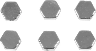 Produktbild von Metall Perlen "Hexagon" Silber