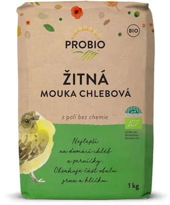 Obrázek produktu pro Žitná mouka chlebová BIO 1 kg PROBIO