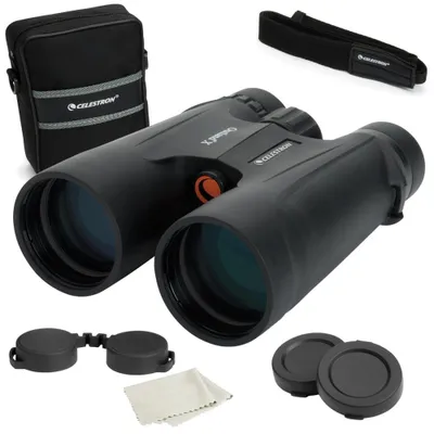 Productafbeelding van Celestron Outland X 10x50, BaK-4 prisma's, 10x vergroting, 5 cm objectieflens, meerlagige coating (MC), waterdicht, 768 gram
