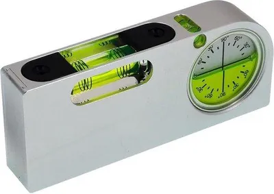 Produktbild von Famanu Mini Wasserwaage - Magnetische Aluminiumlegierung - Grün