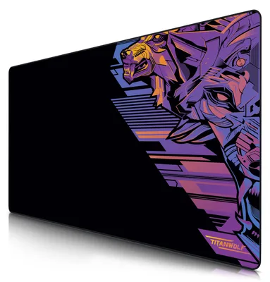 Obrázok produktu pre Titanwolf Herná podložka pod myš, XXXL Speed Mousepad 1200 x 600 mm, Speed & Precision, Vector Gradient