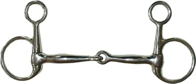 Produktbild von Bauchergebiss einfach gebrochen Edelstahl in 125mm