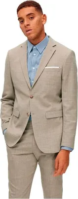 Obrázek produktu pro Vybraný sako Oasis Slim Fit, béžové, velikost 54, pánské, béžové, velikost 54