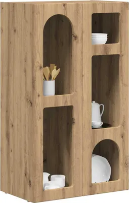Zdjęcie produktu dla vidaXL Kredens dębowy Artisan 59 x 35 x 100,5 cm materiał drewnopochodny