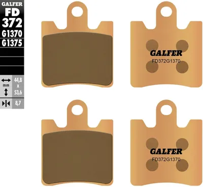 Produktbild von Galfer Bremsbelag FD372