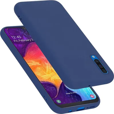 Produktbild von Cadorabo Schutzhülle für Samsung Galaxy A50 4G / A50s / A30s Hülle in Blau Handyhülle Case Cover TPU Etui