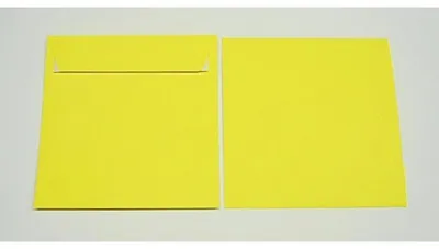 Produktbild von Briefumschläge 160x160mm 120g/qm haftklebend VE=100 Stück schwefelgelb