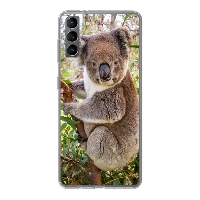 Produktbild von MuchoWow® Handyhülle Schutzhülle Hülle für Samsung Galaxy S21 Plus Koala - Blätter - Kinder - Jungen - Mädchen Silikon Softcase Handy Hülle - Handy-Tasche