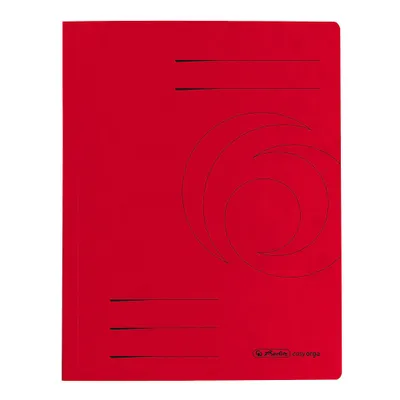 Produktbild von herlitz Schnellhefter Quality Karton rot DIN A4