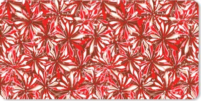 Produktbild von MuchoWow® Mauspad Mousepad Blüte - Rot - Muster - Blumen 60x30 cm - Mousepads - Maus Mat - Pad - Mausunterlage - Nachhaltig