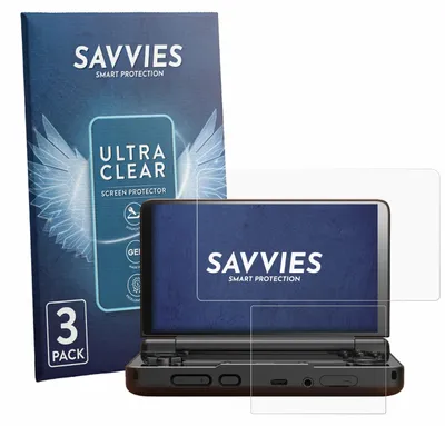 Produktbild von 6x Für AYN Thor Schutzfolie Savvies Displayschutz Display Schutz Folie Klar Transparent