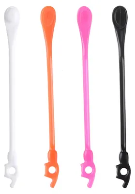 Produktbild von 24 Stück elastische Schnürsenkel ohne Knoten, spezielle Gummischnürsenkel ohne Knoten, für Kinder und Erwachsene