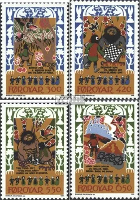 Produktbild von Briefmarken Dänemark - Färöer 1986 Mi 130-133 (kompl.Ausg.) postfrisch Tanzballade