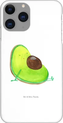 Produktbild von Mr. & Mrs. Panda Iphone 11 Pro Handyhülle Avocado Schwangerschaft - Weiß - Geschenk, Handy Case, Baby, Geburt, Premium Kunststoff, Liebe