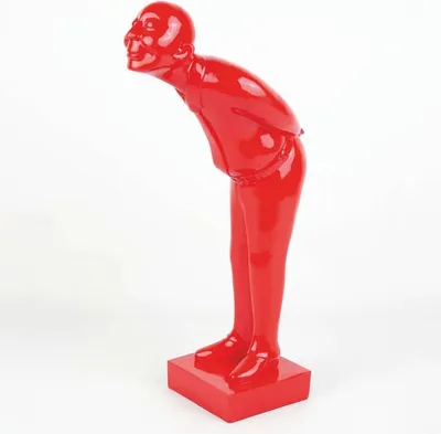 Immagine prodotto di Casa Padrino XXL scultura decorativa rossa h. 160 cm - Grande figura decorativa