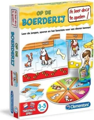 Immagine prodotto di Clemenoni Insegno agli animali della fattoria 3-5