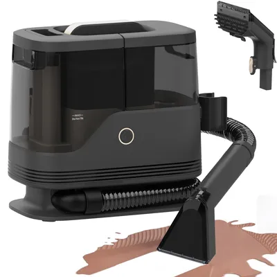 Immagine prodotto di Aspirapolvere lavatappeti, 13kPa, 400W, con ugelli intercambiabili, doppio serbatoio 1L/0,55L, compatto multiuso per tutte le superfici