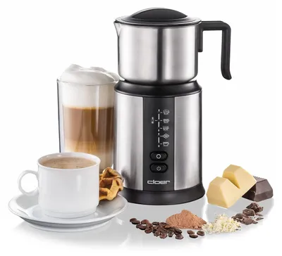 Milchaufschäumer XL800, 600 ml Milchschaum, 500 W, Edelstahl