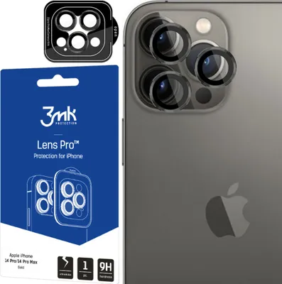 Obrázok produktu pre 3MK Lens Protection Pro Gray, iPhone 13 Pro/13 Pro Max, Grafit, Šedá, 1 kusov