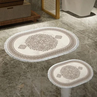 Immagine prodotto di Mijolnir, Nixie- ANR1659, Marrone, Tappetini da bagno, 850 gr/m², 100% POLIESTERE