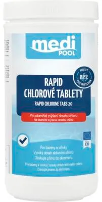 Obrázek produktu pro Chlorové tablety mediPOOL Rapid 20 g