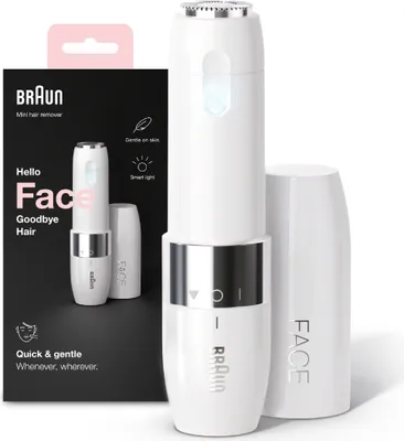 Obrázek produktu pro Braun Face FS1000, 1 hlava/hlavy, Bílá, Baterie, AA, Alkalický, 97 g