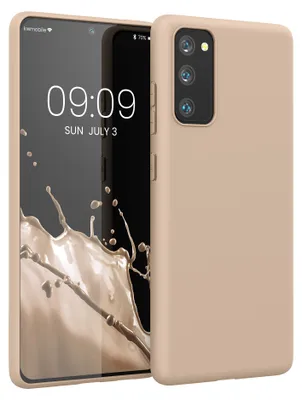 Produktbild von kwmobile Handyhülle für Samsung Galaxy S20 FE Hülle - TPU Case - Kabelloses Laden - Schutzhülle Cover in Perlmutt