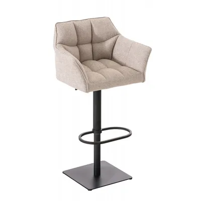Produktbild von Barhocker Damaso B Stoff - elfenbein